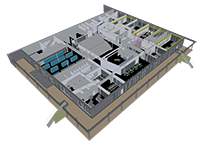 BIM model loaded in Crevue