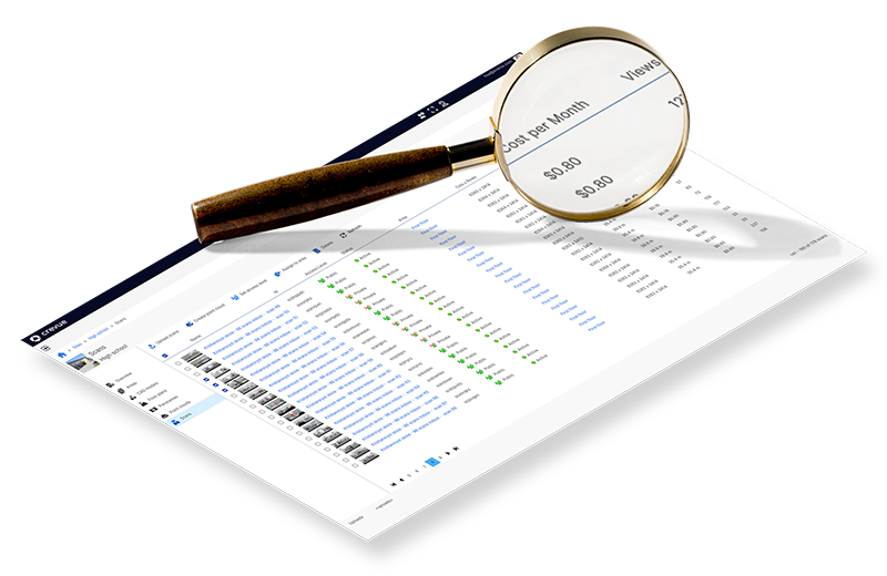 Crevue CMS screenshot - cost