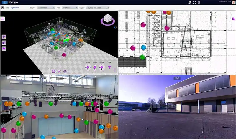 The Crevue Explorer user interface